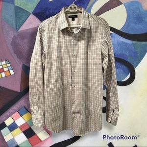 Banana Republic 100% Cotton Non Iron Slim Fit Dress Shirt